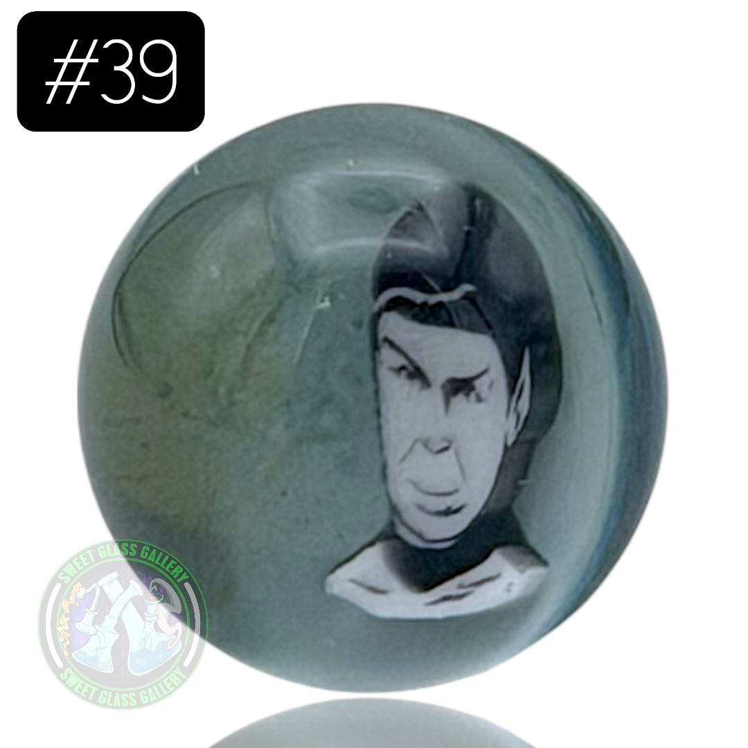 Keys Glass - Marble #39 (Spock - Star Trek)