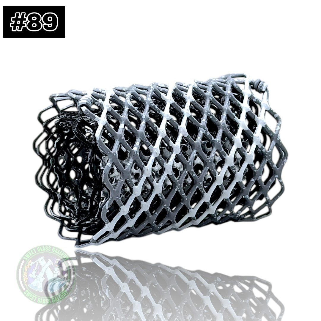 Mamba Guardzz - Heat Cage #89 - Blazer GT8000 Guard (Gray w/ White Stripes & Splatter)