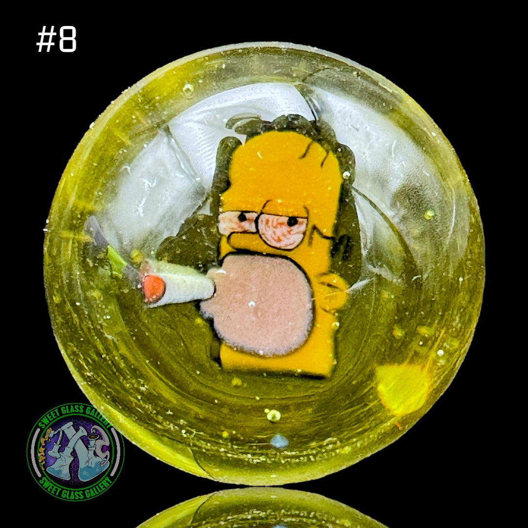 Keys Glass - Marble #8 - Homer The Simpsons