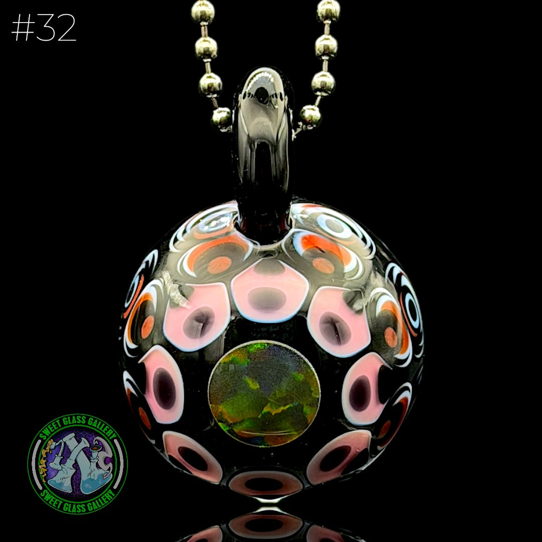 Steve H Glass - Pendant #32 - Dot Stack