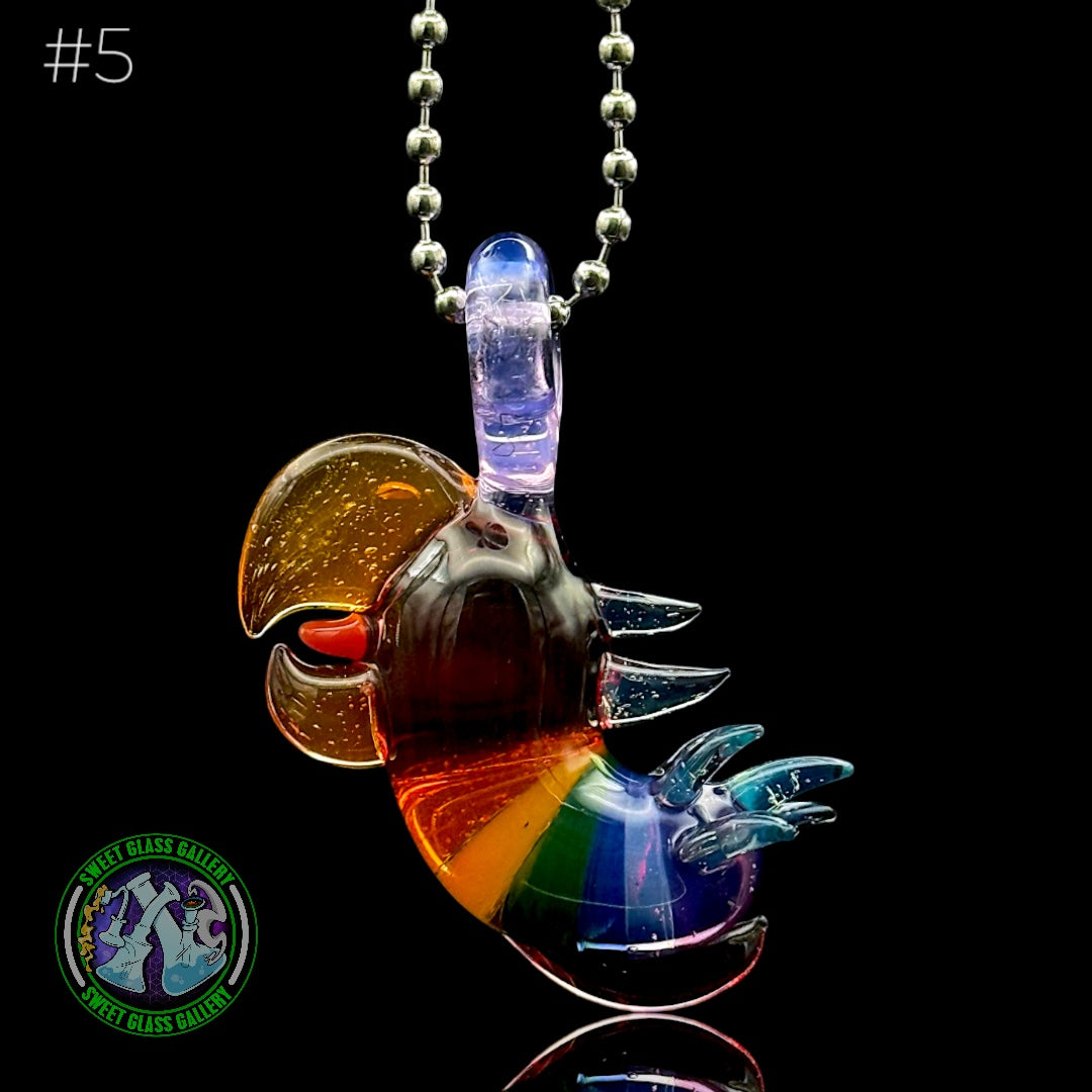 RJ Glass - Pendant - Bird #5