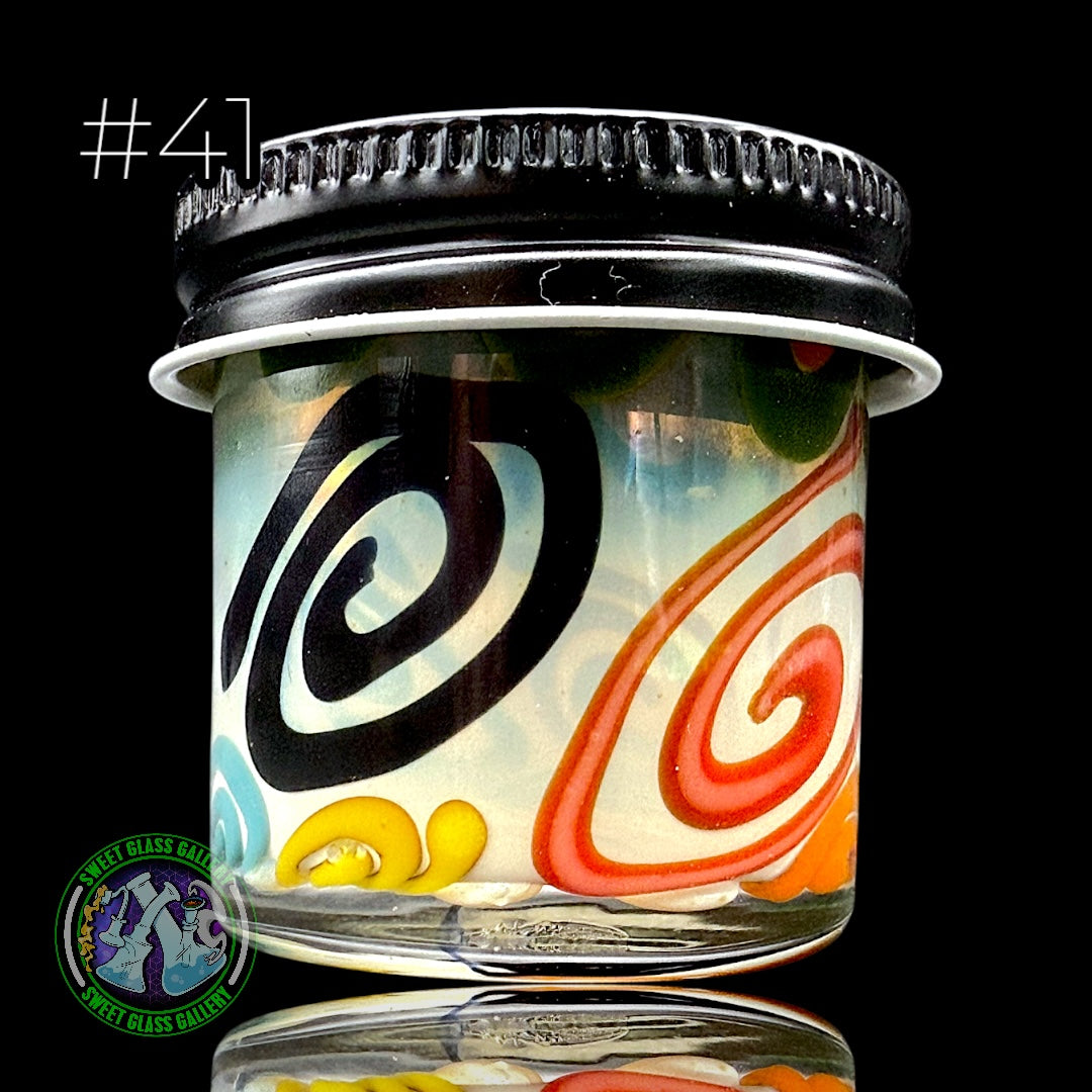 Ben’s Glass Art - Baller Jar #41 - Inside Out Tech