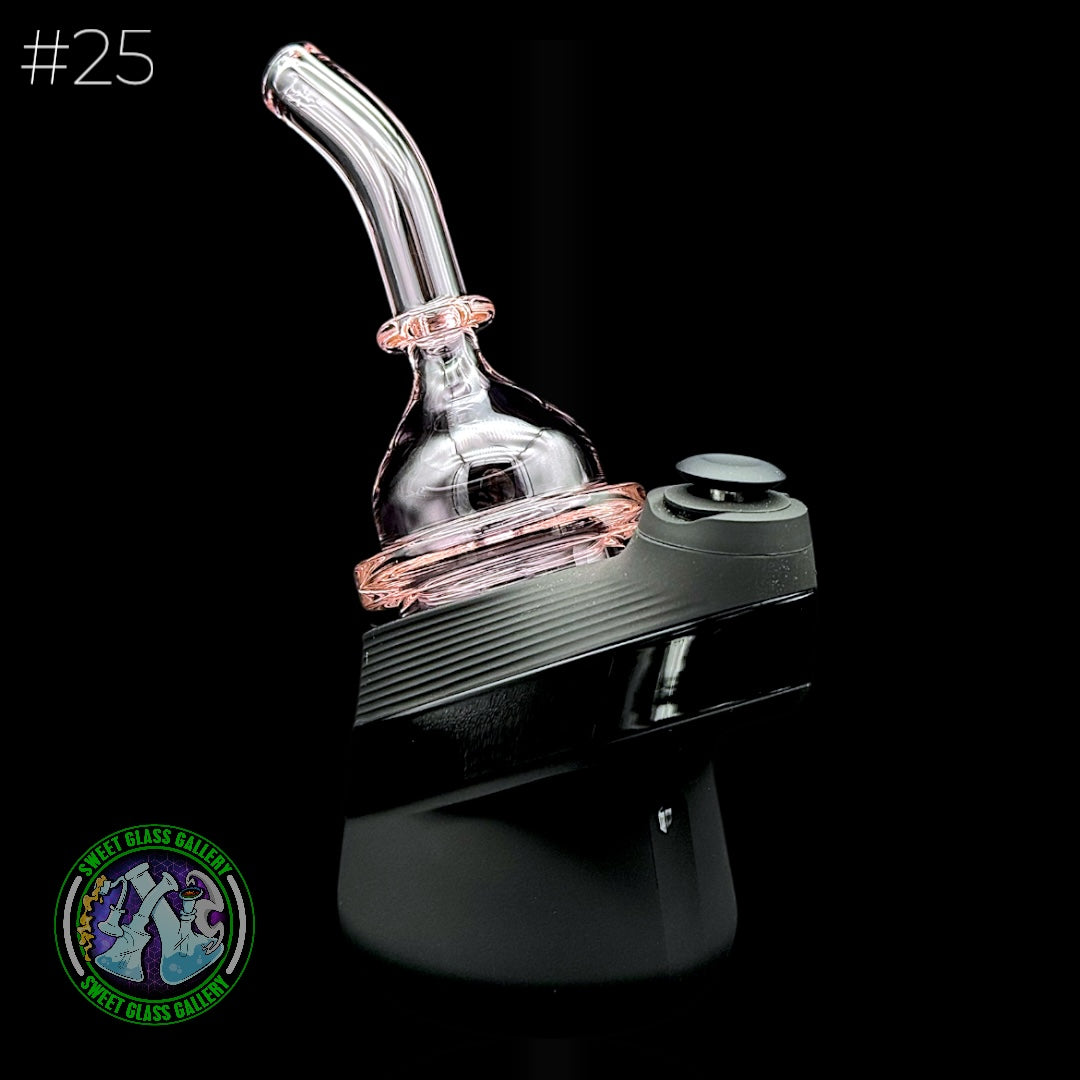 Zach Harrison - Puffco Peak Attachment #25 - Short Path Sipper Dry (Transparent Pink)