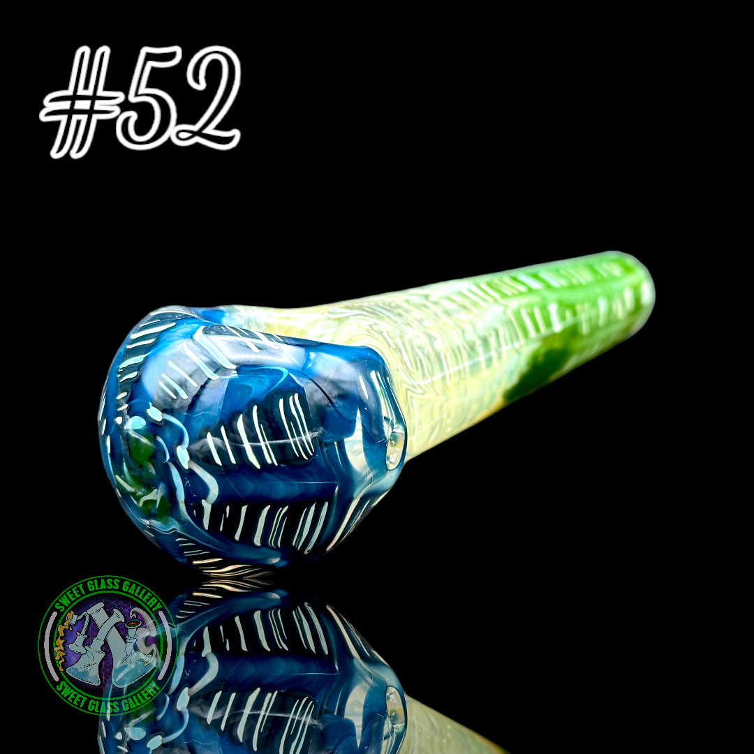 Daniel's Glass Art - German Glass Thick Hand Pipe #52