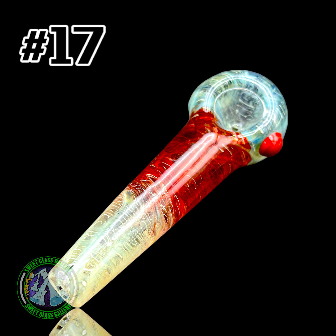 Daniel's Glass Art - German Glass Thick Hand Pipe #17