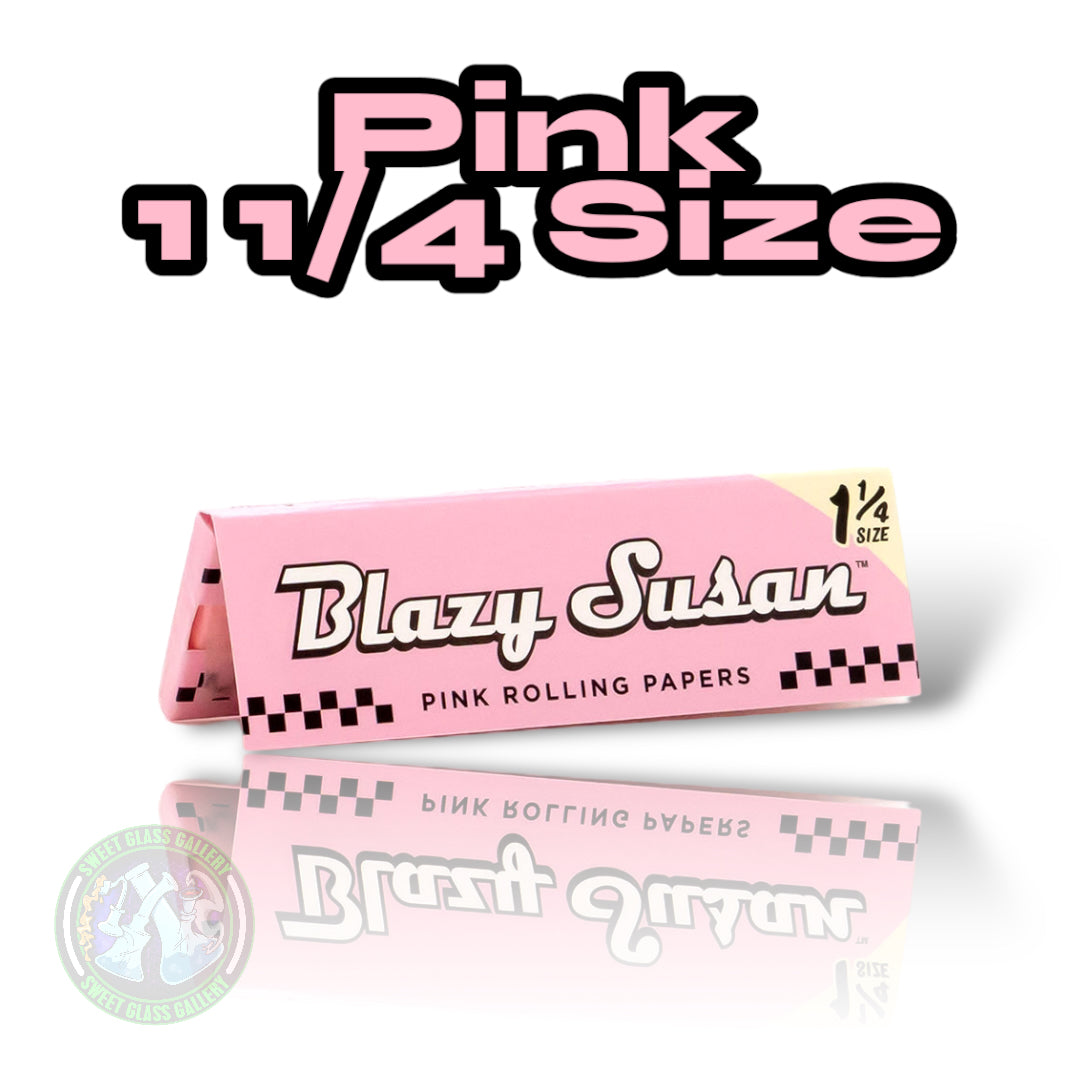 Blazy Susan - Pink Rolling Papers - 1 1/4 Size