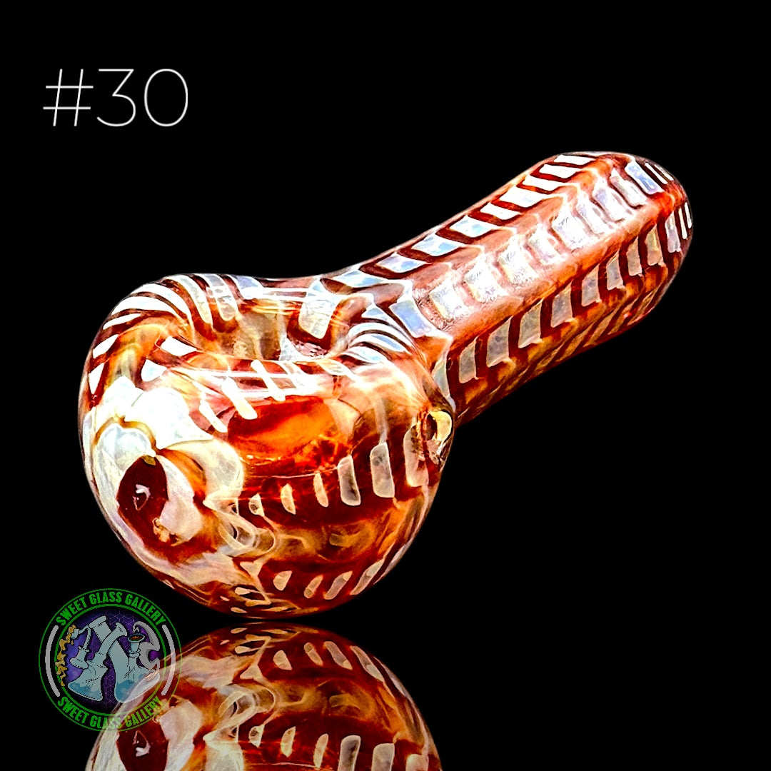 Daniel's Glass Art - Dry Pipe #30 - Wrap & Rake