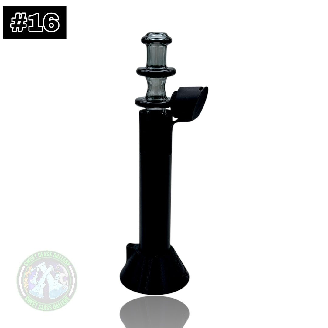 Rone Glass -Puffco Pivot Top #16 - Transparent Black