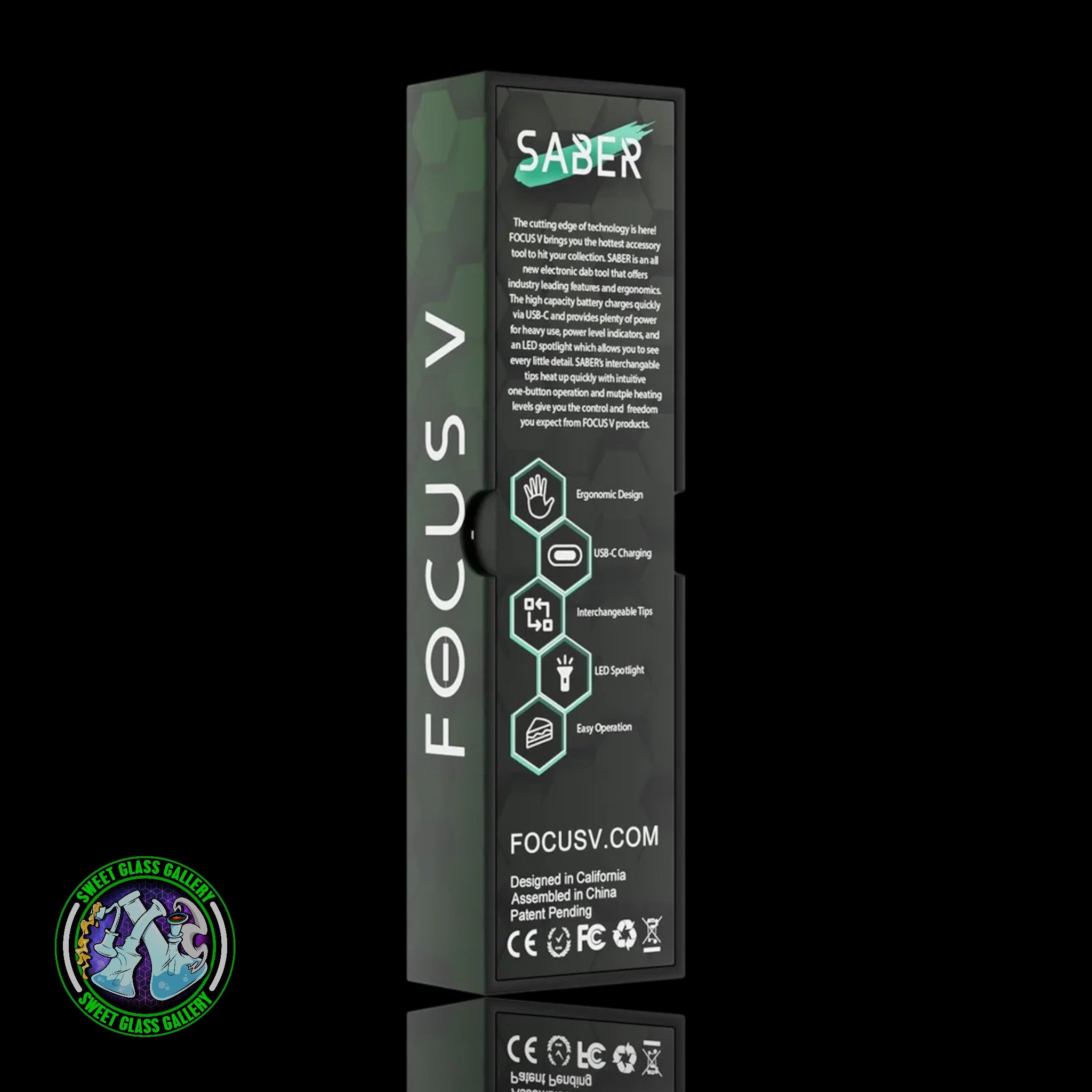 Focus V - Saber Electric Dab Tool - Forest