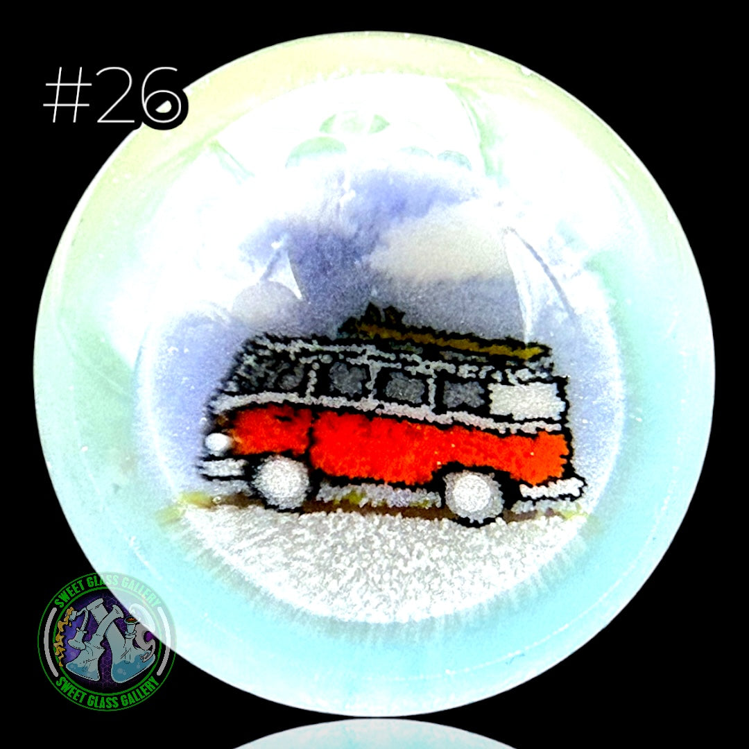 Keys Glass - Marble #26 - VW Bus