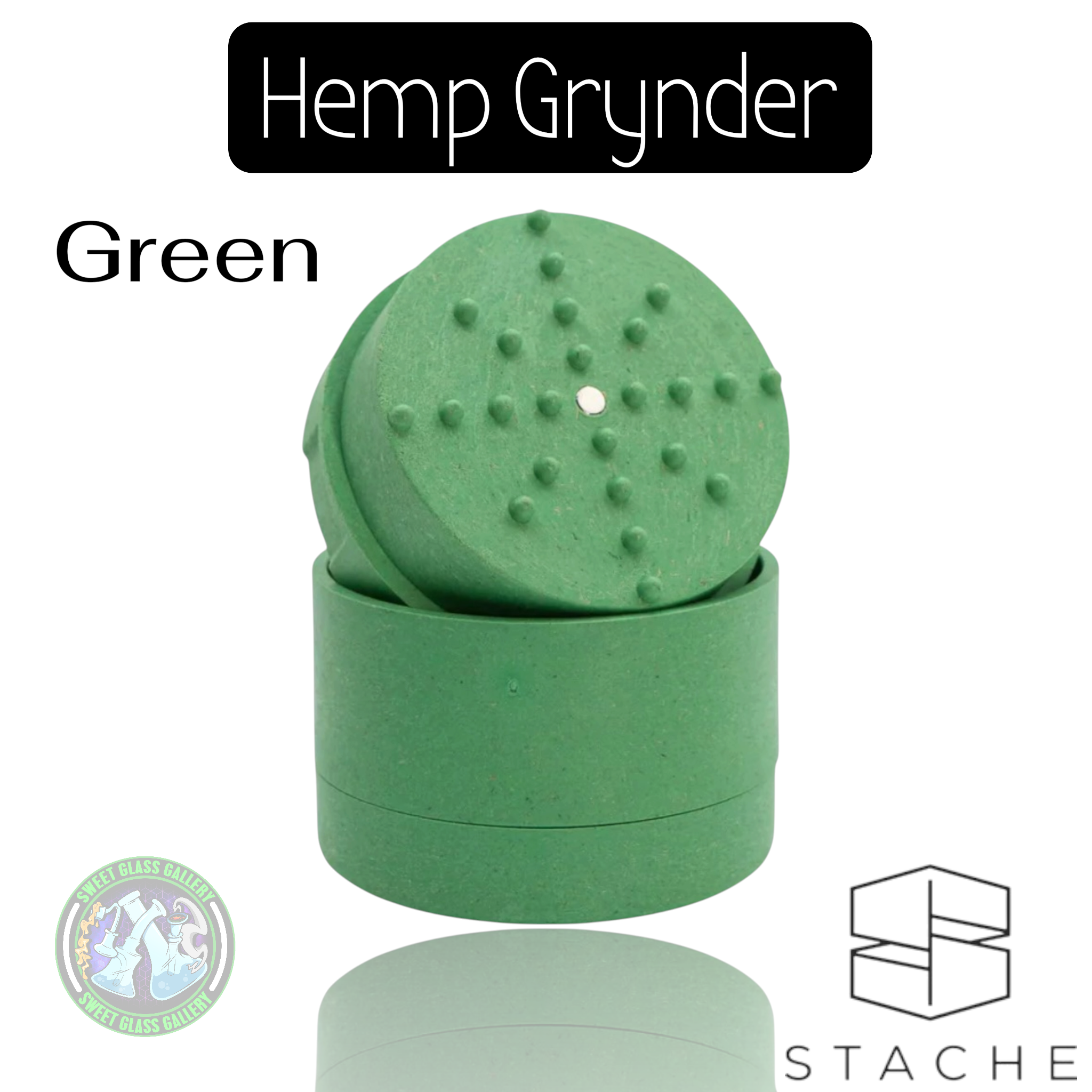 Stache Products - Hemp Grynder - Green