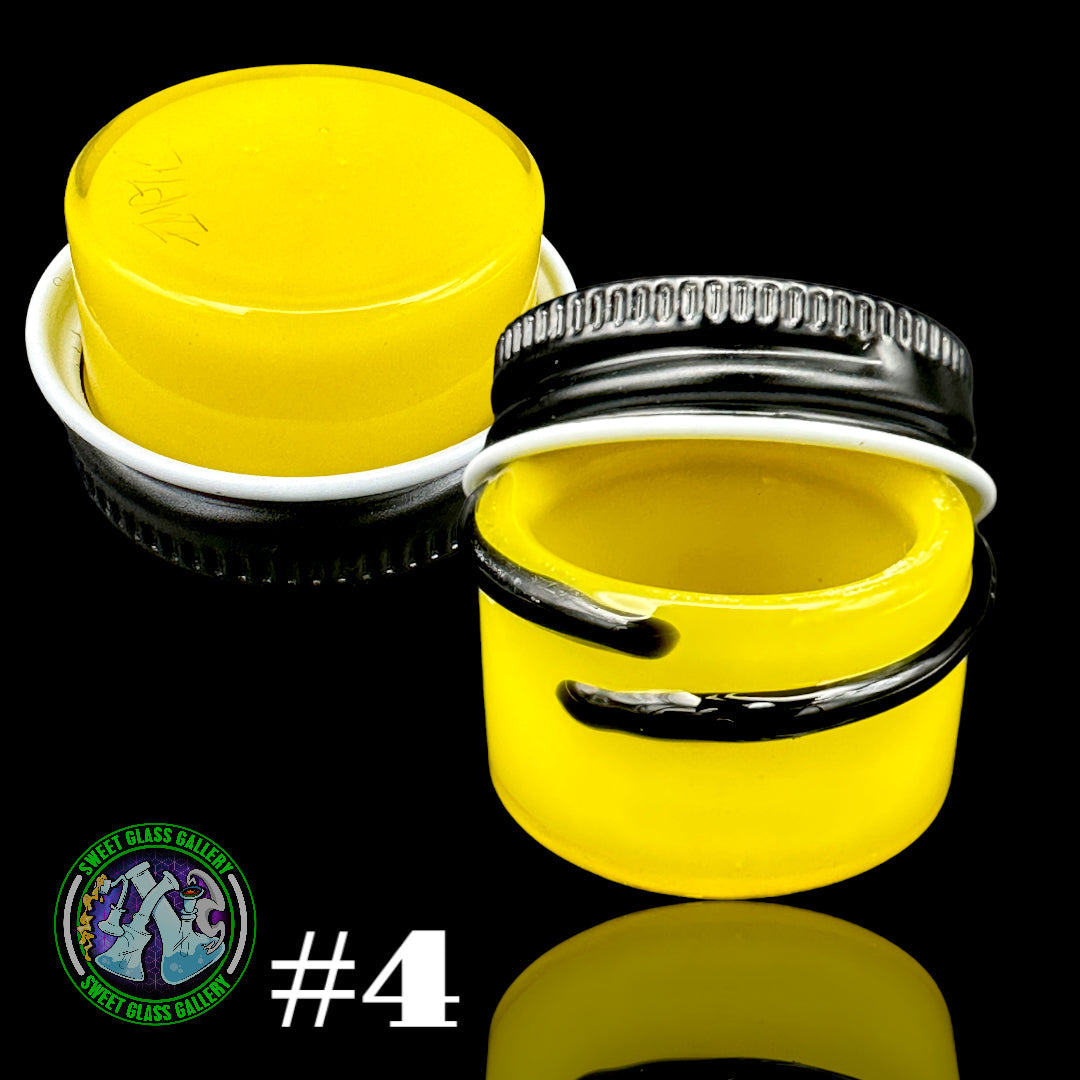 Empty 1 Glass - Micro Baller Jar #4 (Yellow)