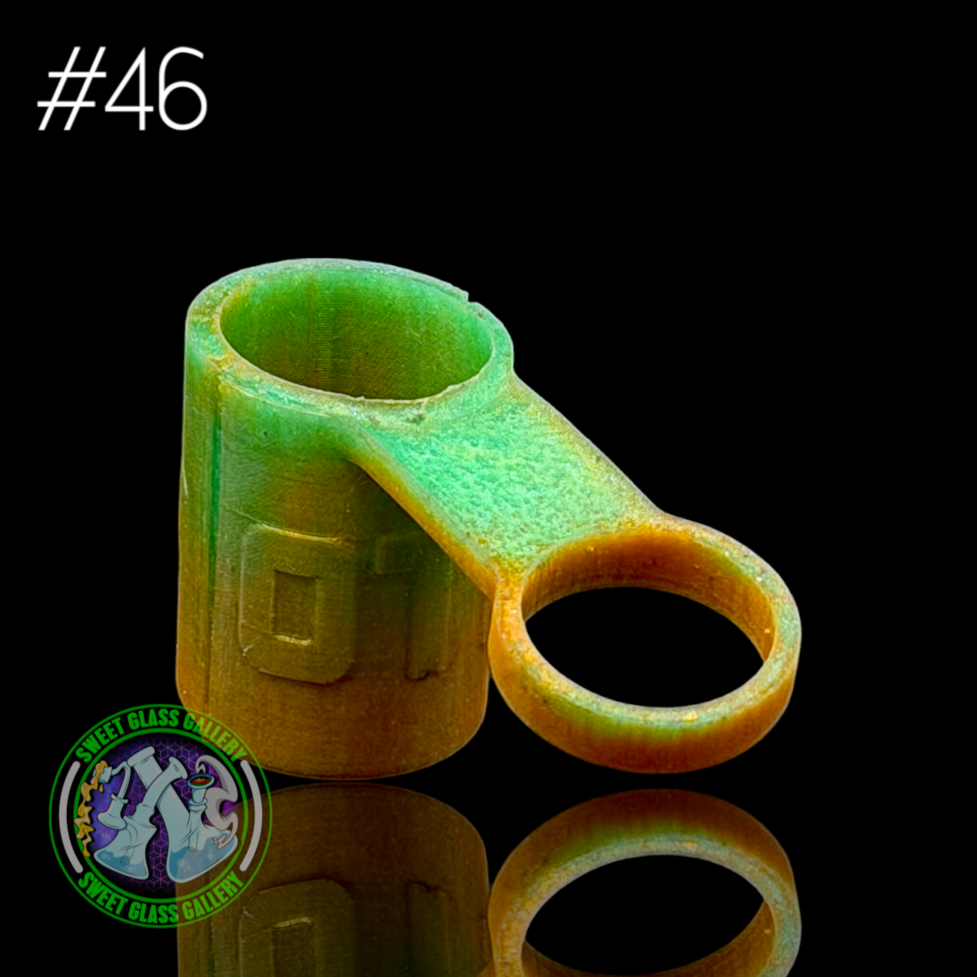 One Trick Pony - Pivot Tether/Stand #46 - Large - Green/Orange/Rainbow