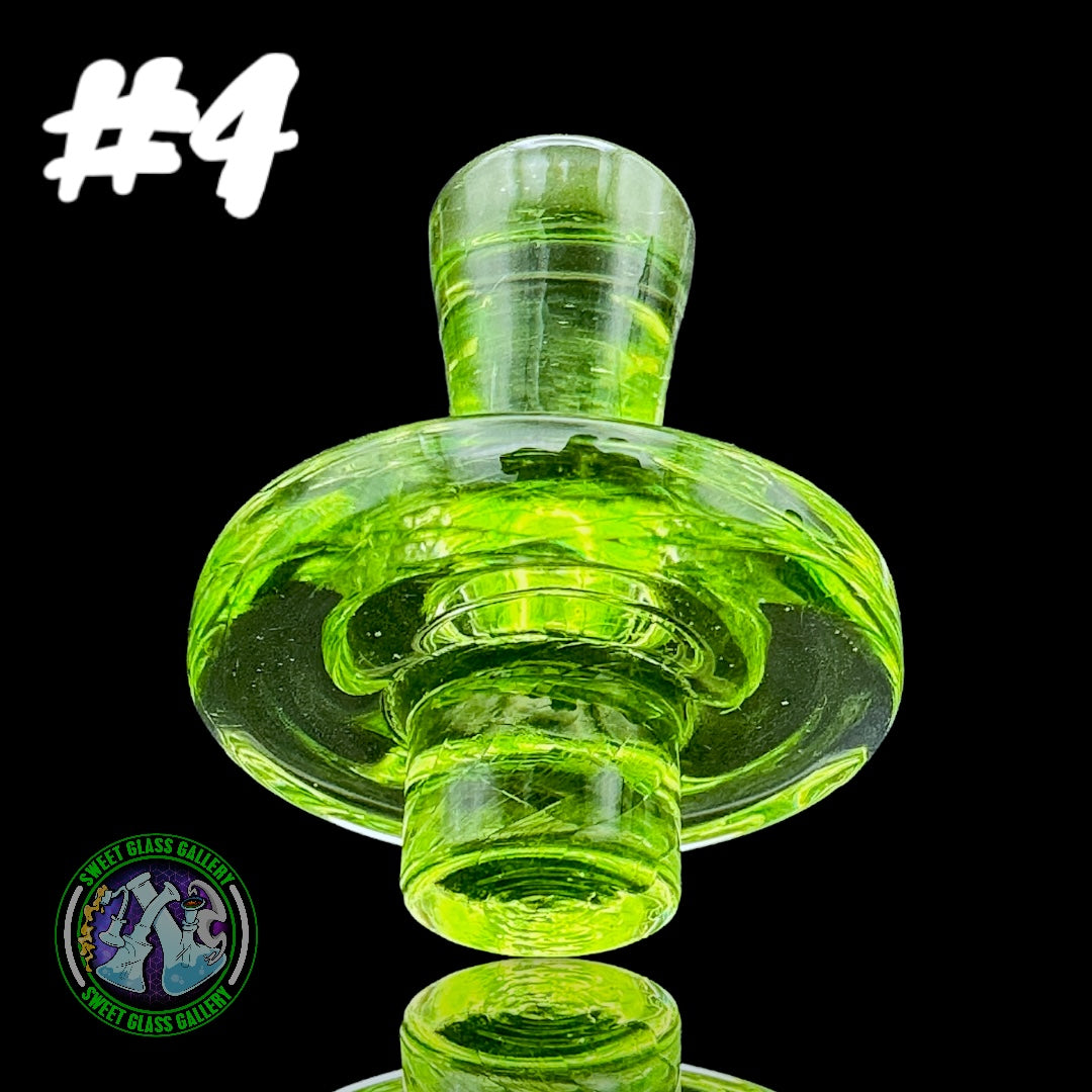 Camp Fire Quartz - Control Tower Cap #4 (Transparent Green)