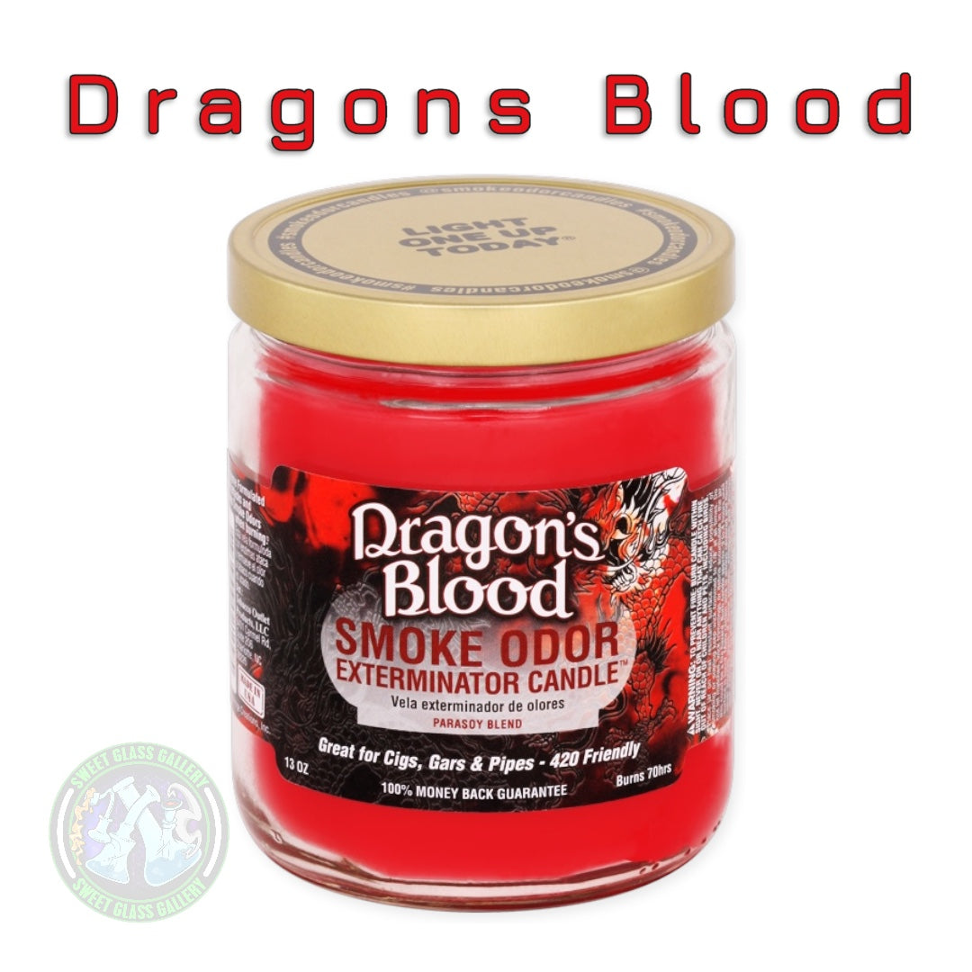 Smoke Odor Exterminator Candle - Dragons Blood Scent