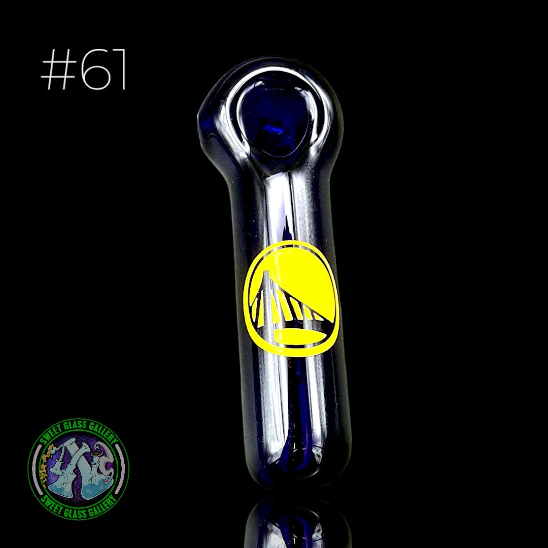 Daniel's Glass Art - Dry Pipe #61 (Golden State Warriors)