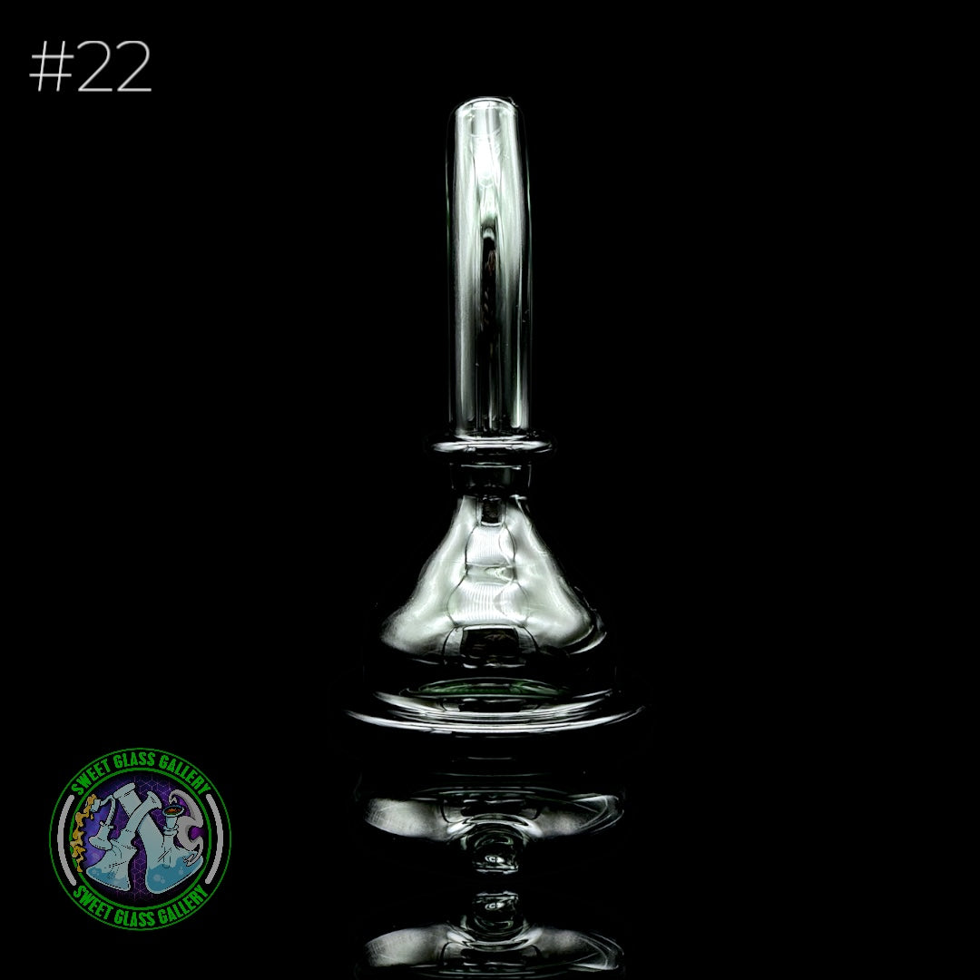 Zach Harrison - Puffco Peak Attachment #22 - Short Path Sipper Dry (Transparent Black)