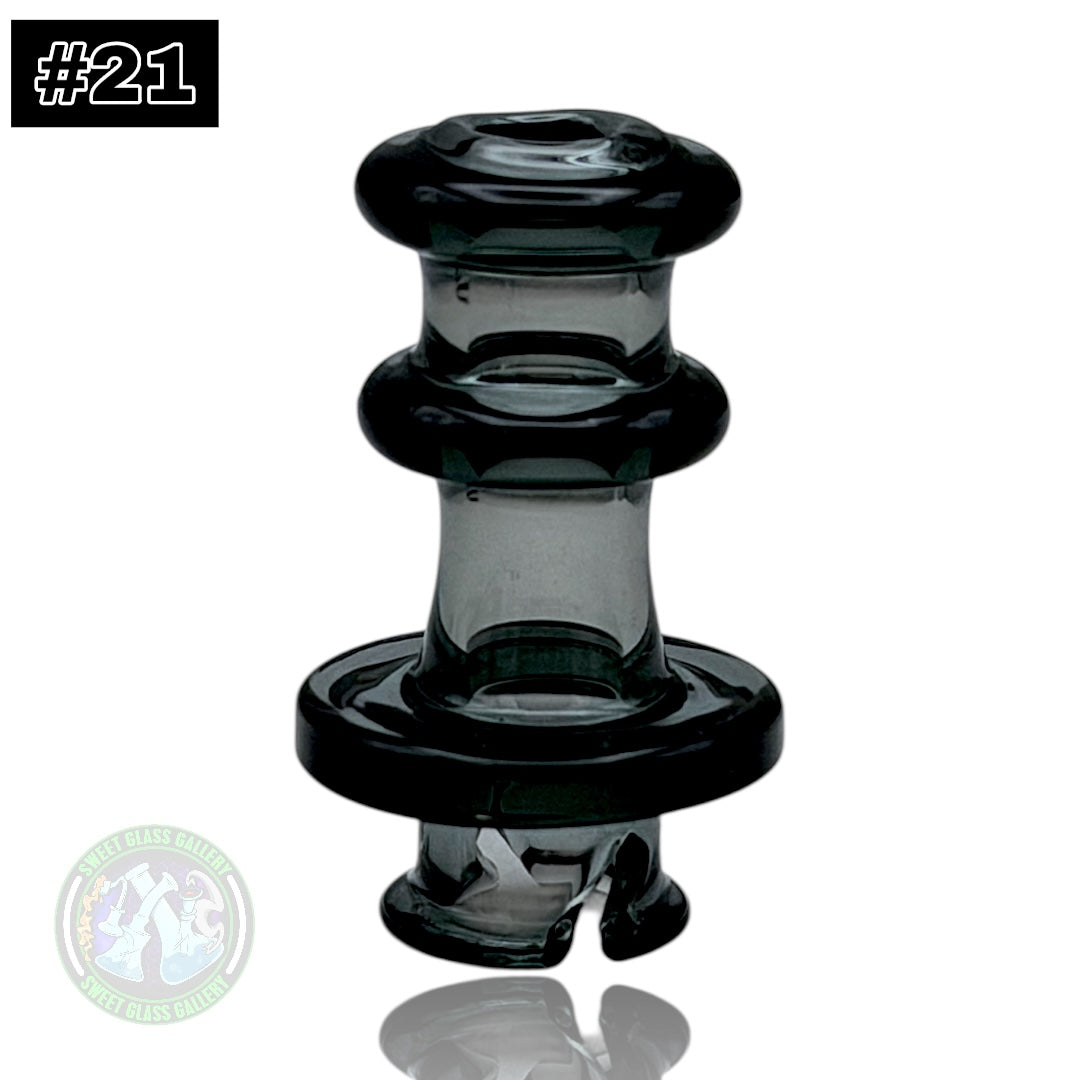 Rone Glass -Puffco Pivot Top #21 - Transparent Black