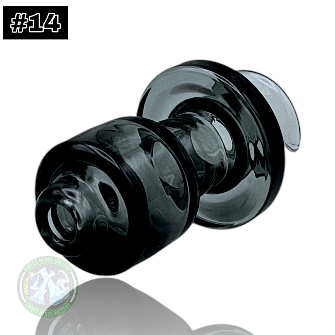 Rone Glass -Puffco Pivot Top #14 - Transparent Black