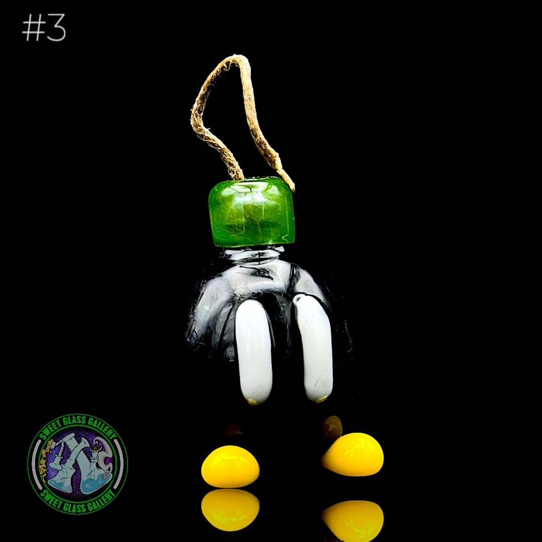 Sandberg Glass - Bob-omb - Hemp Wick Holder #3