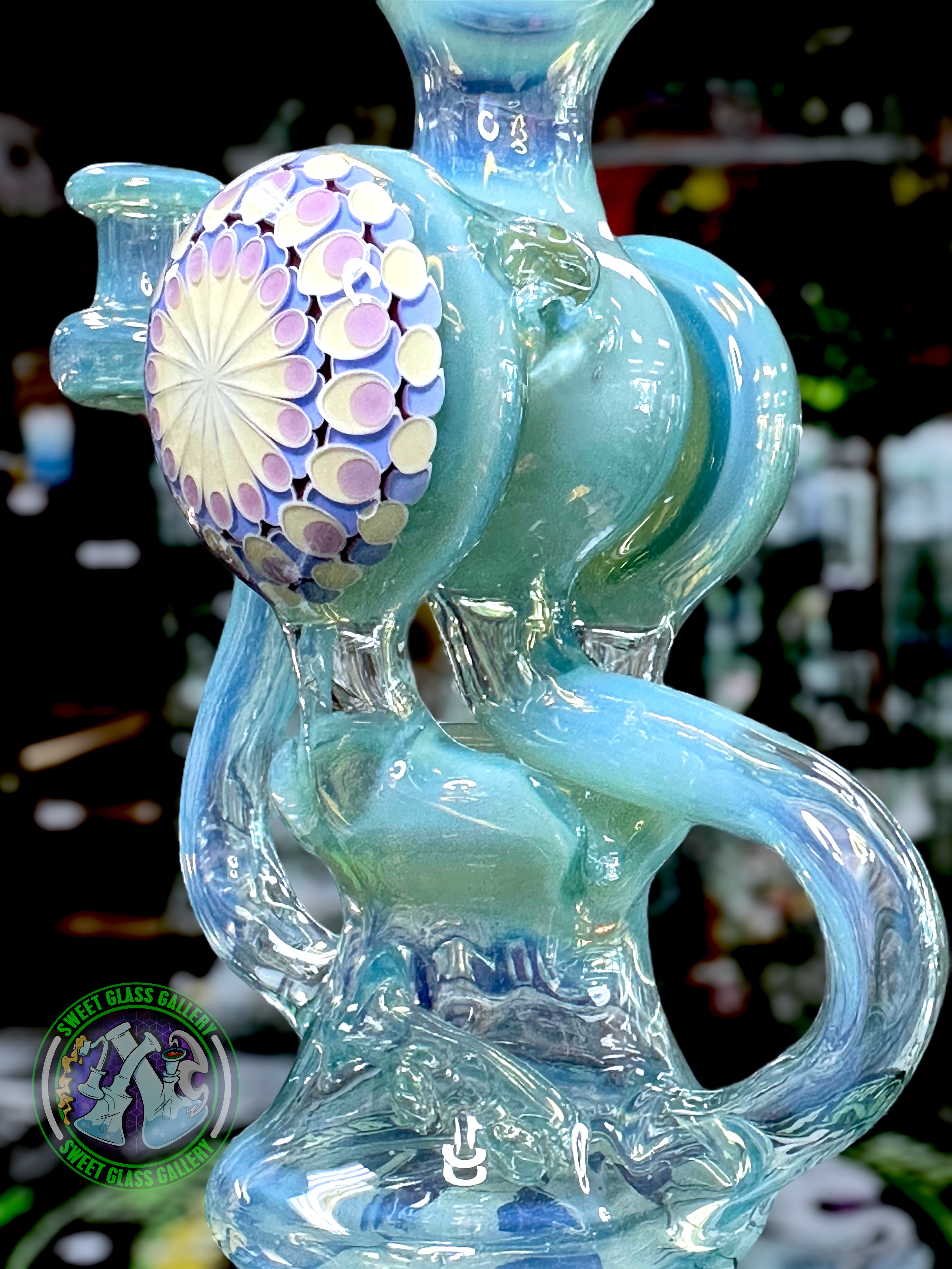 Olour Glass - Rig - Globetrotter Recycler Dot Stack