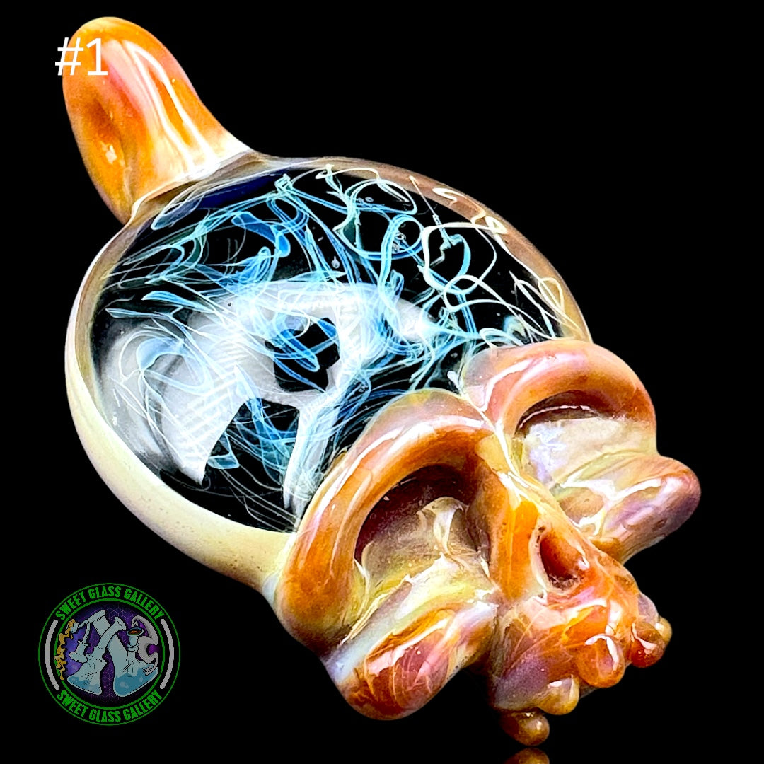 Whitlock Glass - Pendant #1 - Skull Stringer