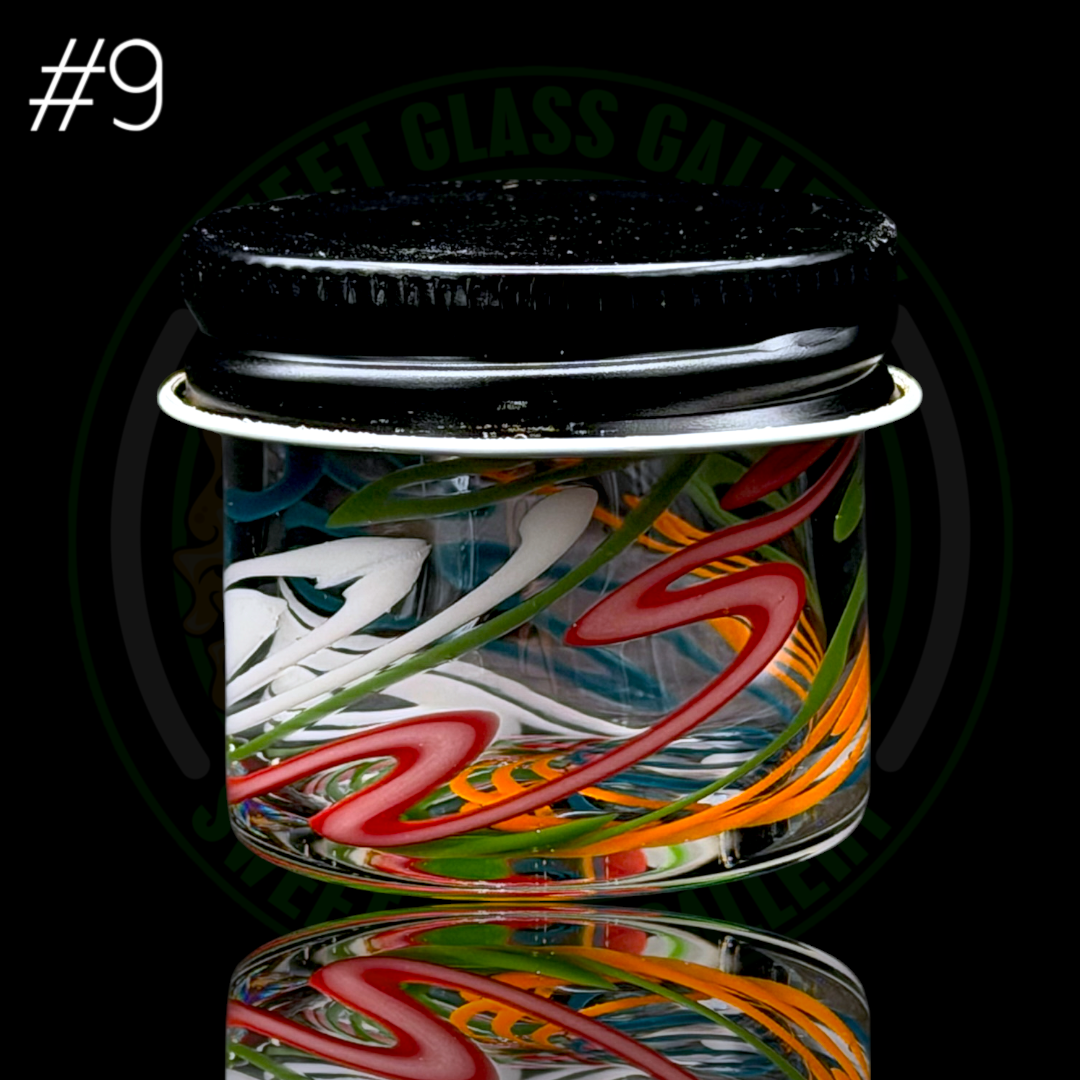 Ben’s Glass Art - Baller Jar #9
