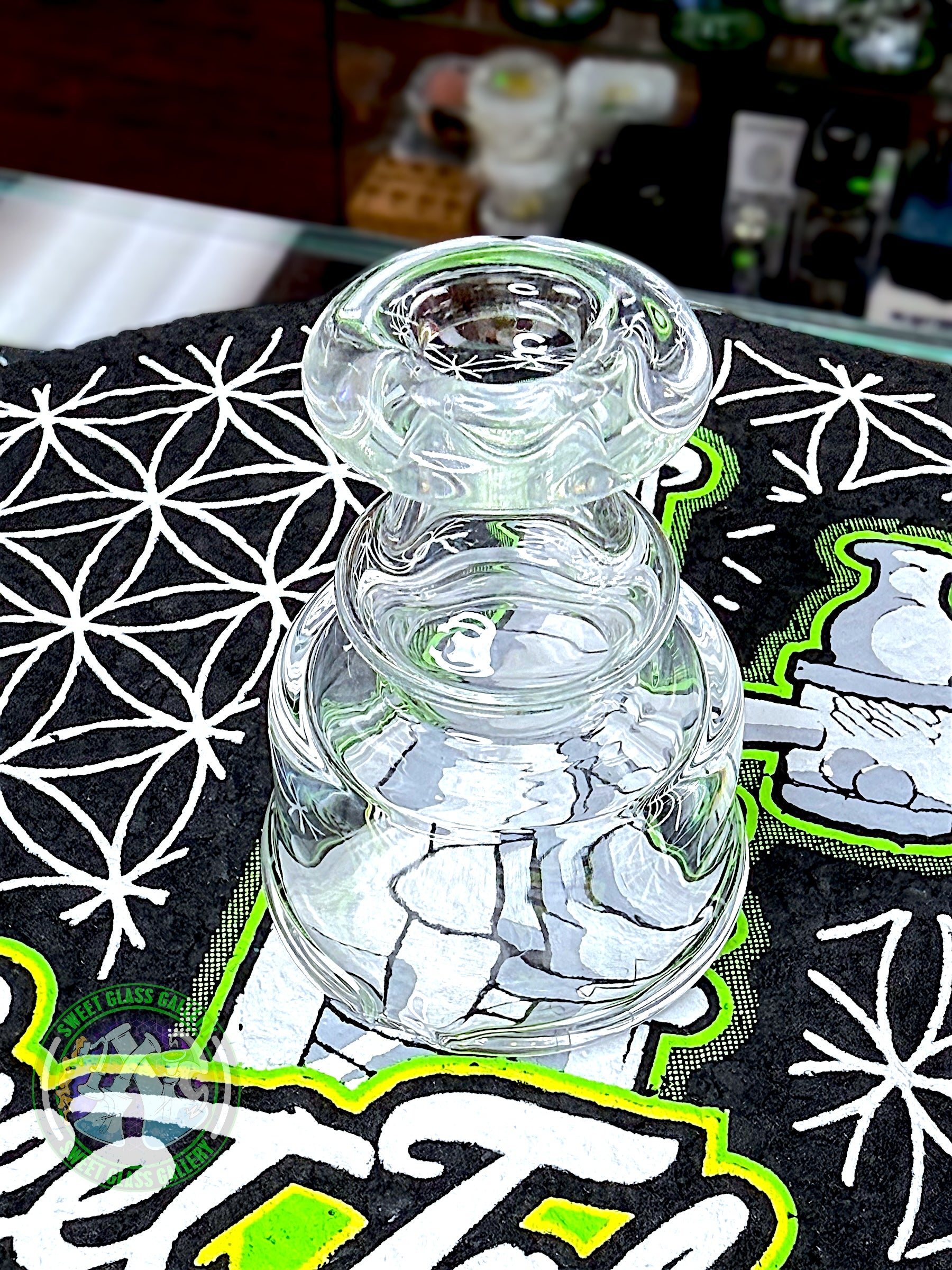 Evol Glass - Attachment #16 - Puffco Peak (Clear)