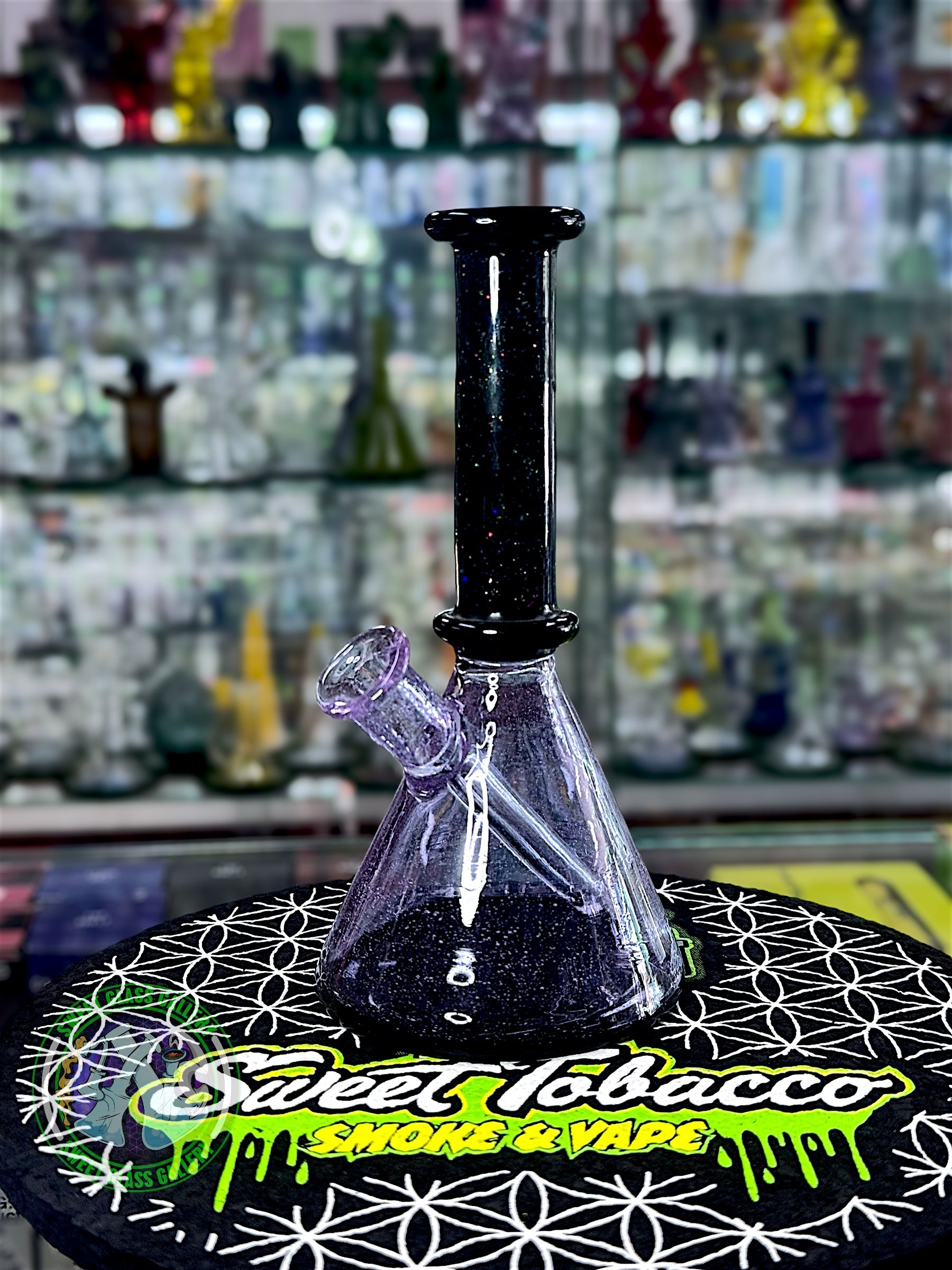 Selko Glass - Rig #3 - Shreddy Flask (Crushed Opal