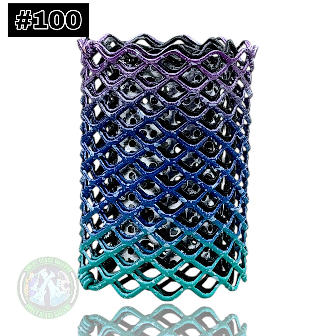Mamba Guardzz - Heat Cage #100 Blazer GT8000 Guard (Teal, Blue & Purple w/ White Splatter)