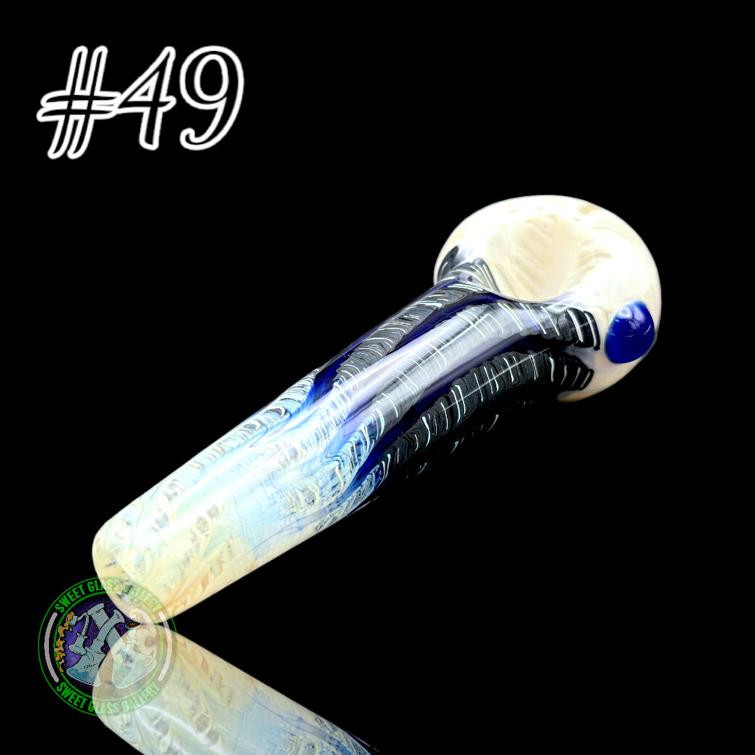 Daniel's Glass Art - German Glass Thick Hand Pipe #49