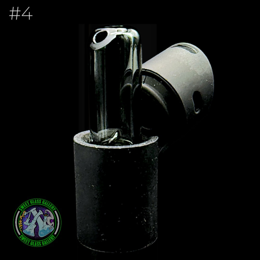 Kovacs Glass - Puffco Pivot Mouthpiece #4 (Transparent Black)