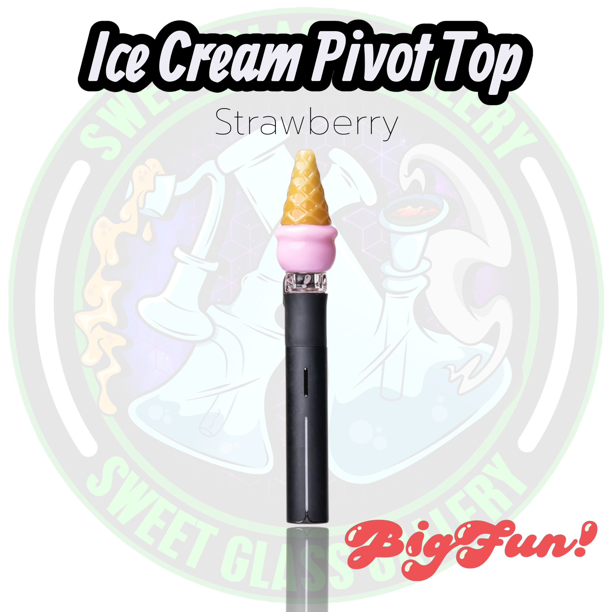 Big Fun - Pivot Attachment - Ice Cream - Strawbery
