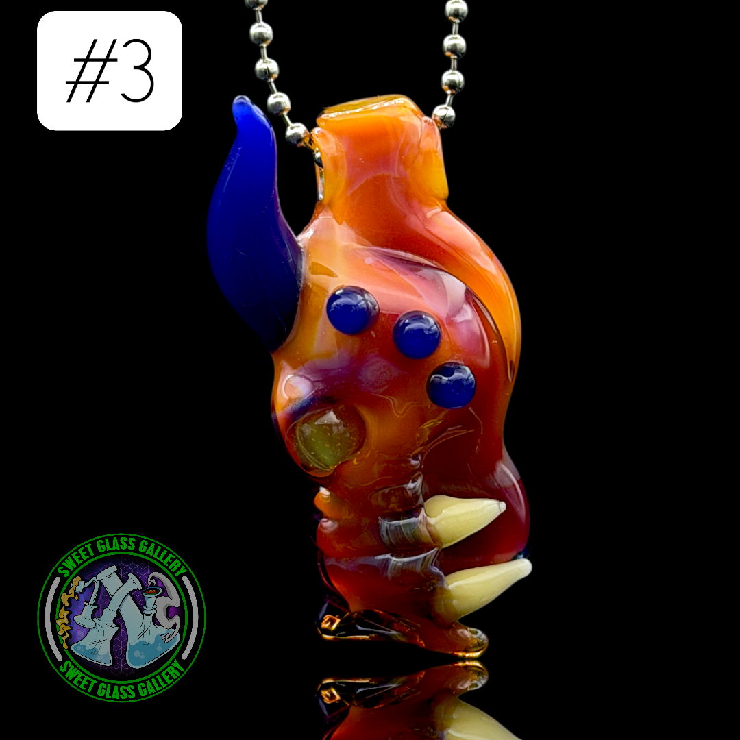 Tony Kazy Glass - Pendant #3 - Dragon Head