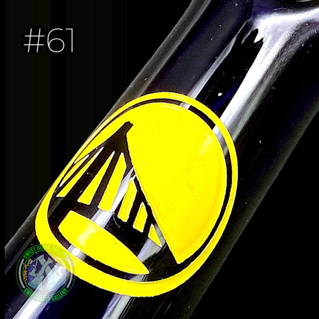 Daniel's Glass Art - Dry Pipe #61 (Golden State Warriors)