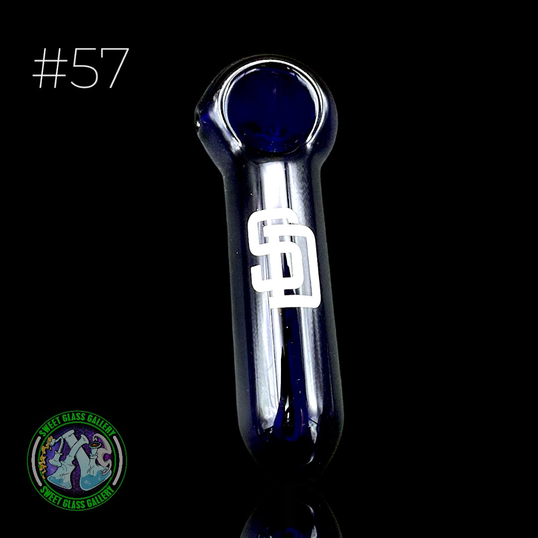 Daniel's Glass Art - Dry Pipe #57 (San Diego Padres)
