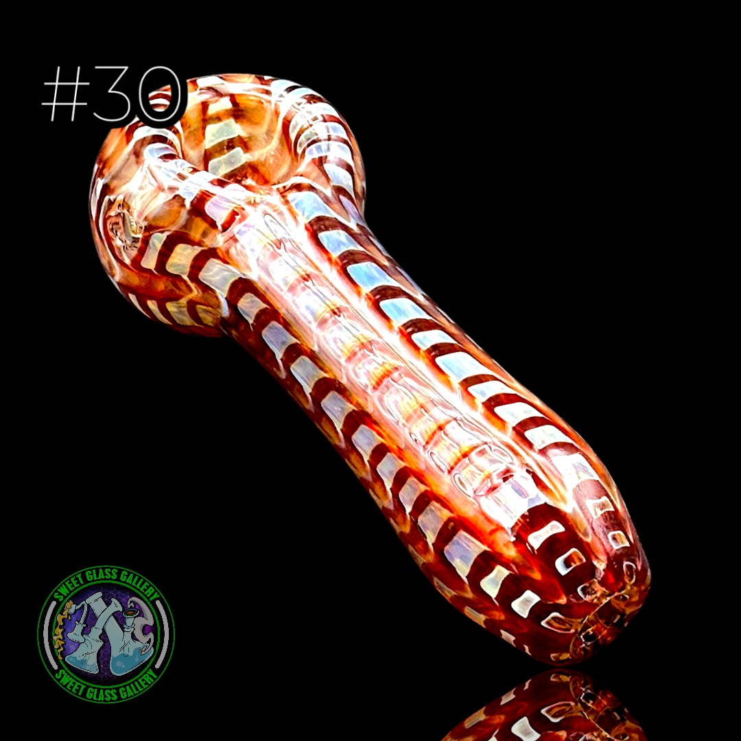 Daniel's Glass Art - Dry Pipe #30 - Wrap & Rake