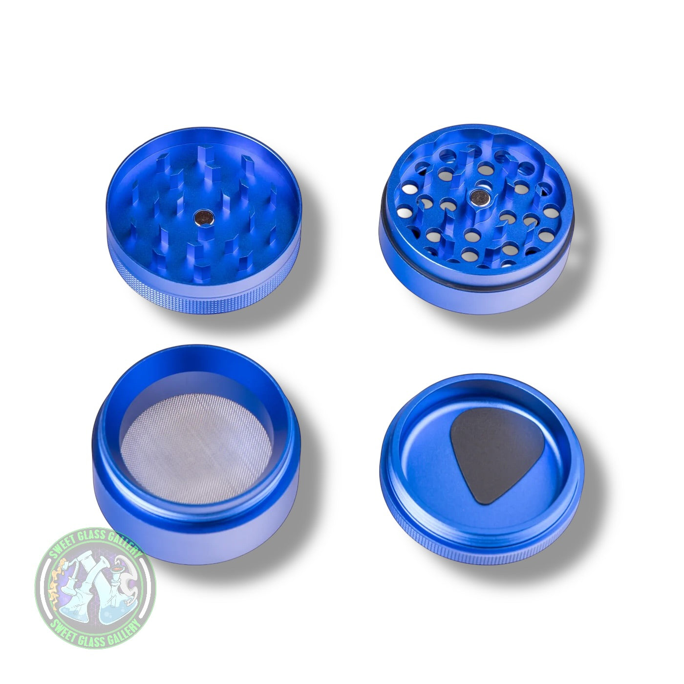 MJ Arsenal - 4 Piece Grinder - Blue