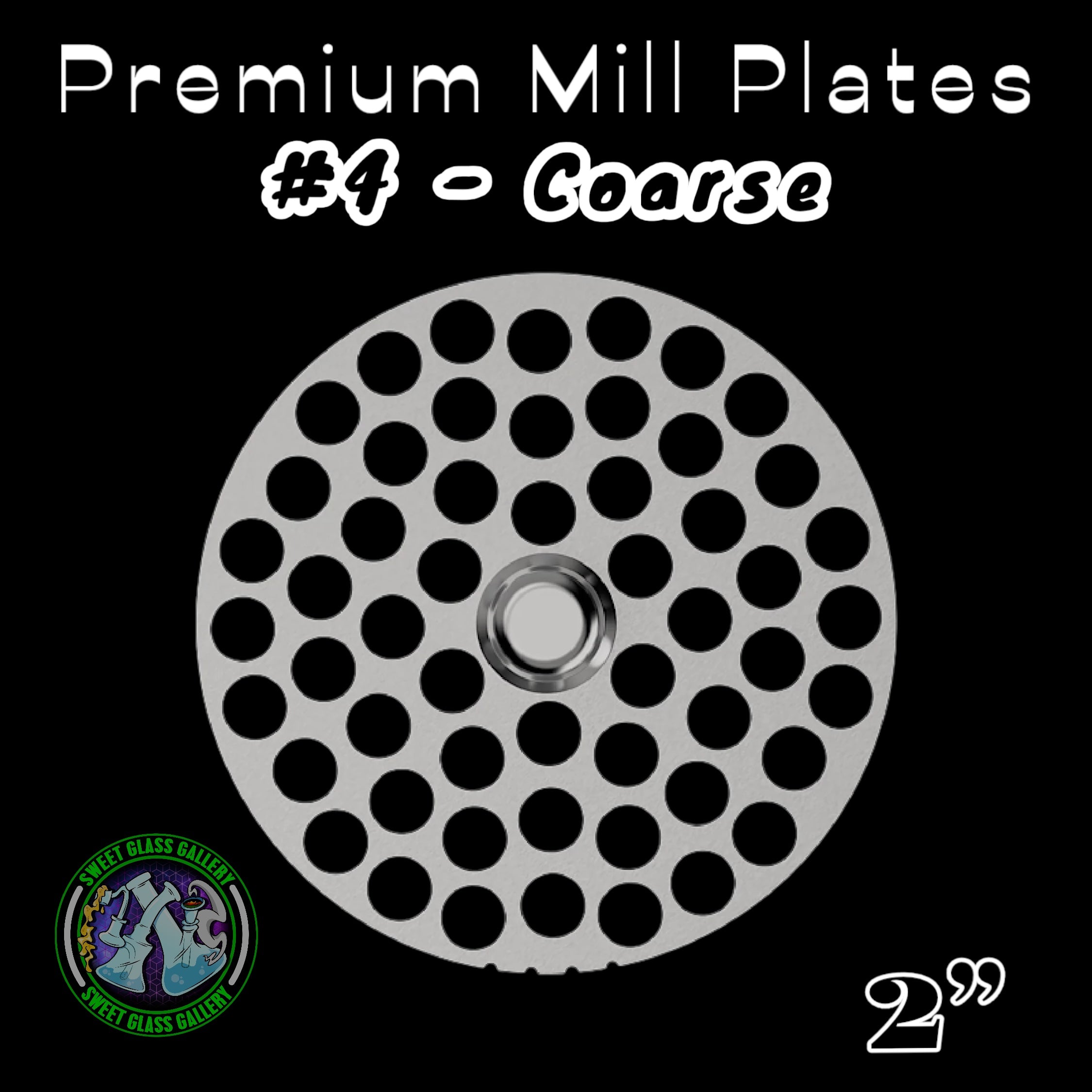 Flower Mill - Next Gen Premium 2” Mill Plates