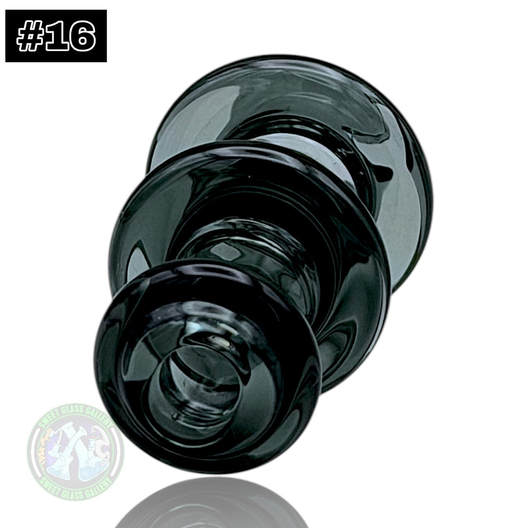 Rone Glass -Puffco Pivot Top #16 - Transparent Black