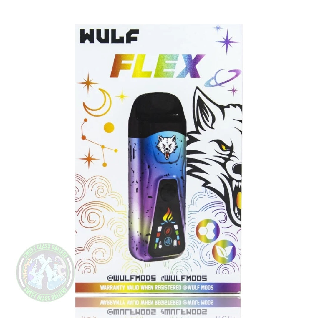 Wulf Mods - Flex - Full Color w/ Black Splatter - Concentrate & Dry Herb Vaporizor