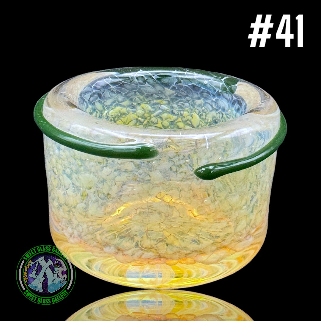 Ben’s Glass Art - Fumed Baller Jar #41