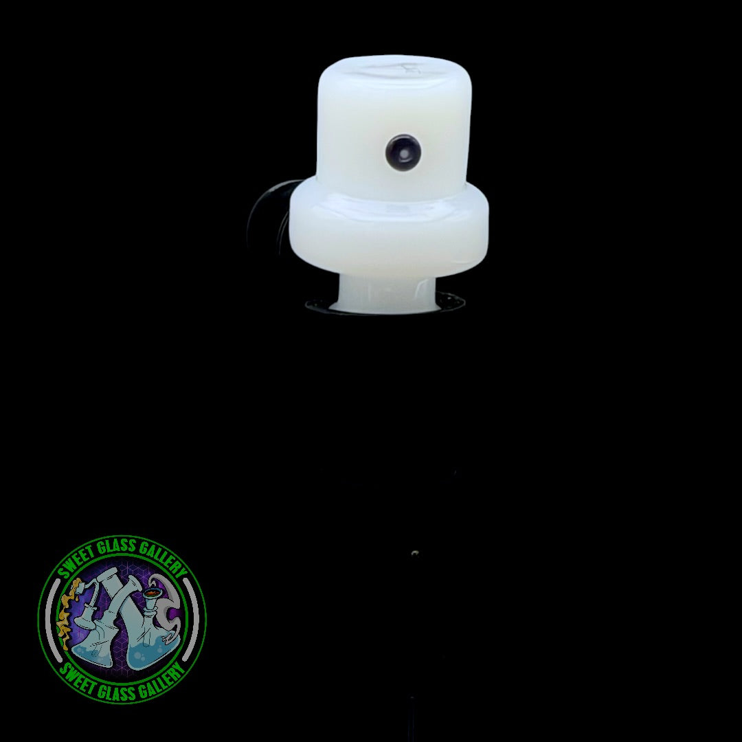 Rone Glass -Puffco Pivot Top #7 - Spray Can Tip White