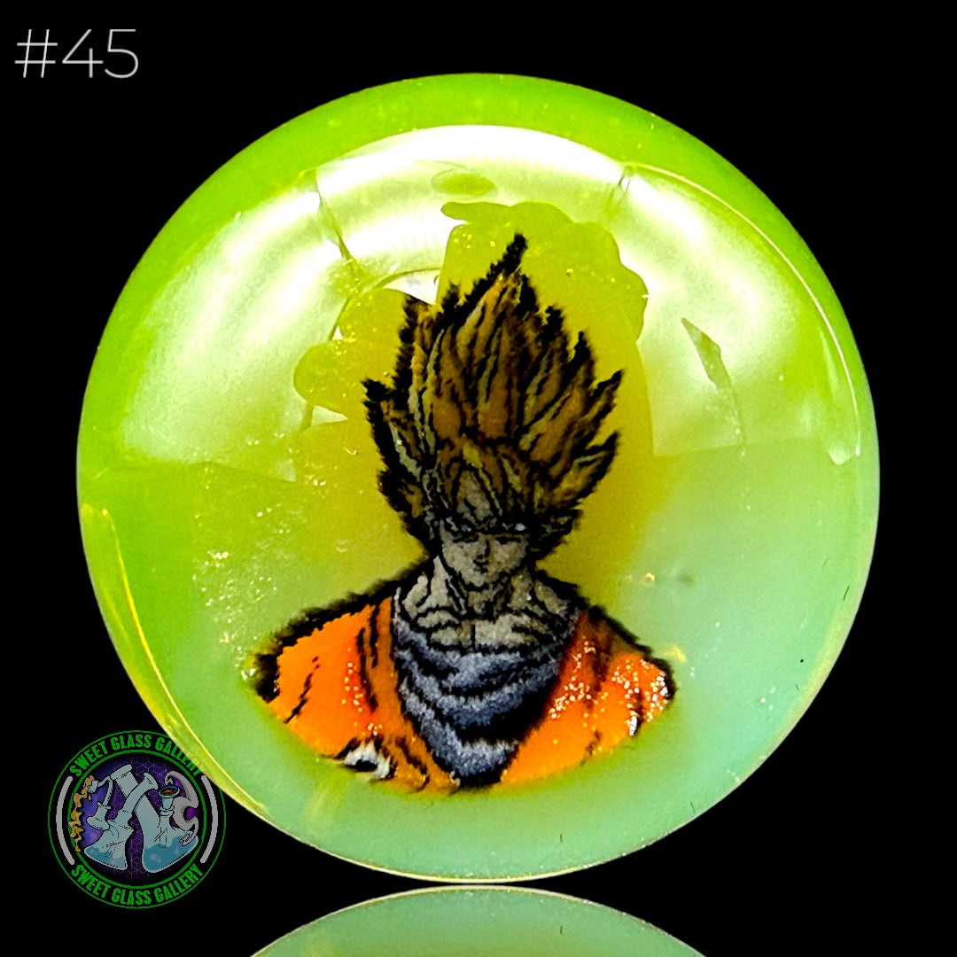 Keys Glass - Marble #45 (Goku - Dragon Ball Z)