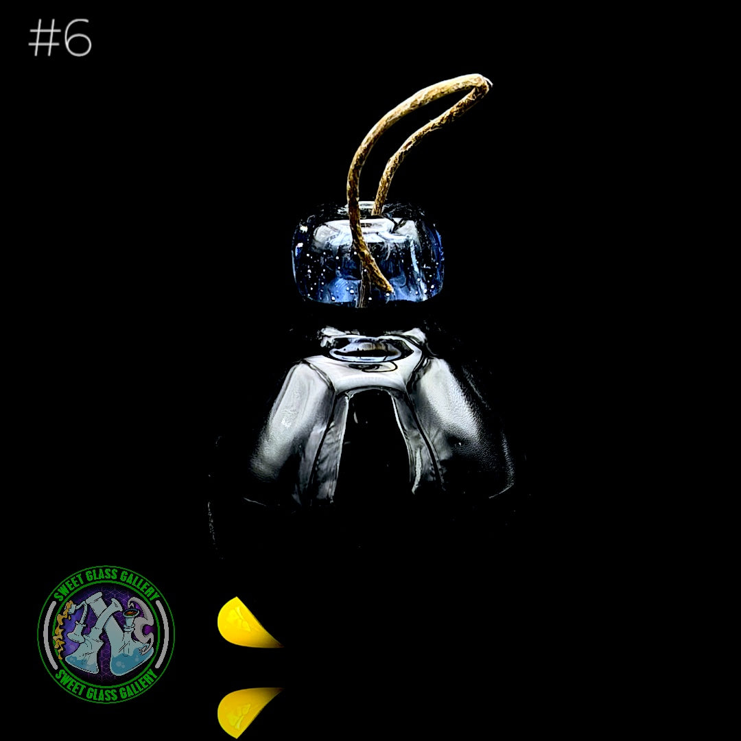 Sandberg Glass - Bob-omb - Hemp Wick Holder #6