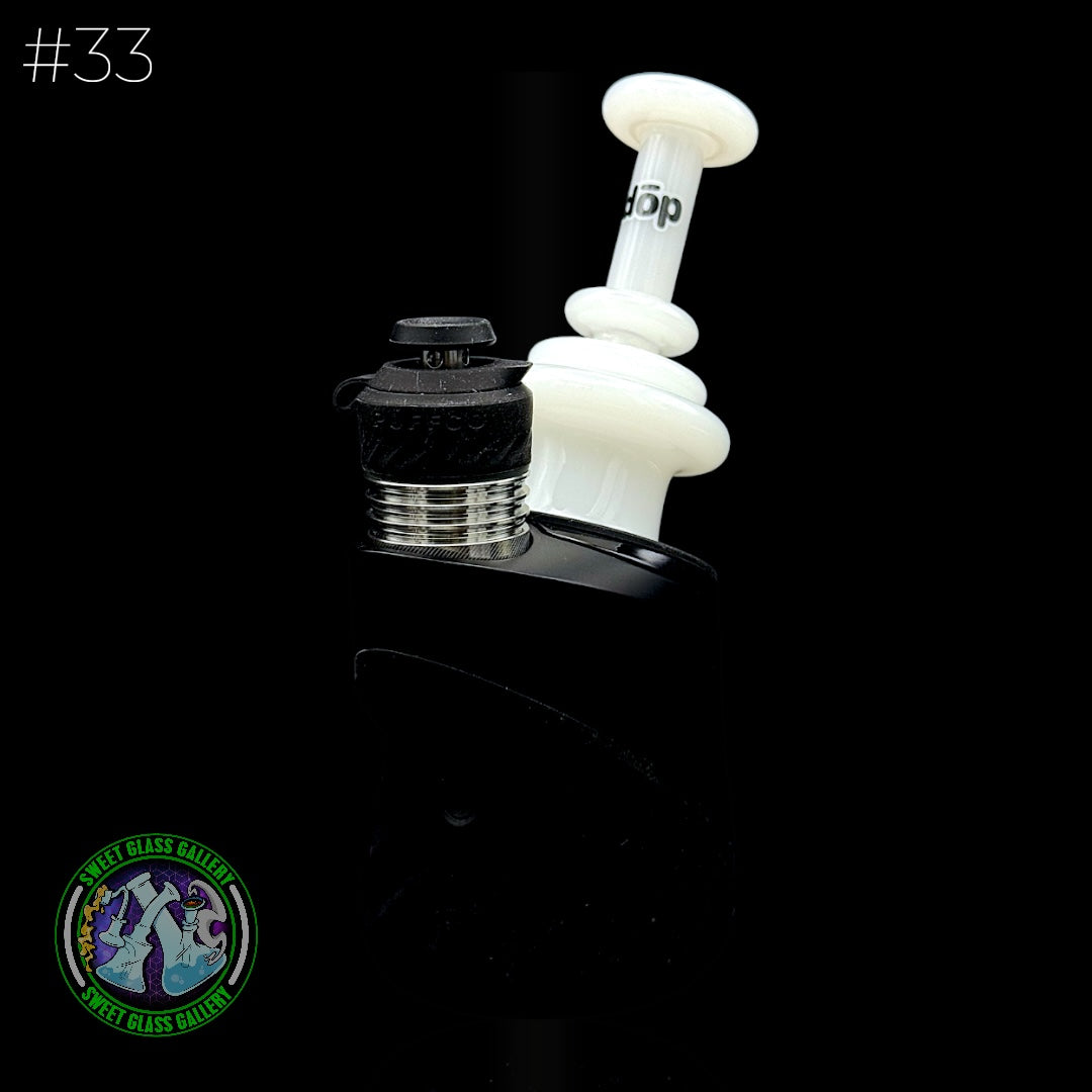 Dōp Glass - Puffco Attachment - Dry Bell White #33