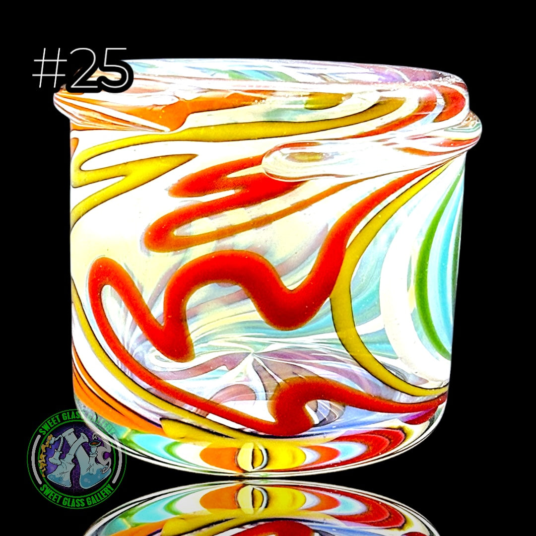 Ben’s Glass Art - Baller Jar #25 - Inside Out Tech