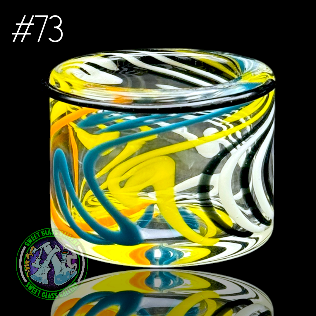 Ben’s Glass Art - Baller Jar #73 - Inside Out Tech
