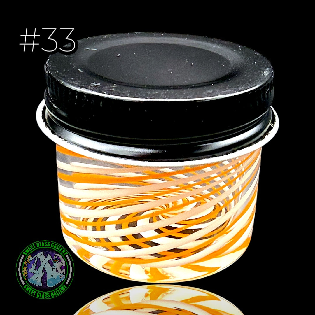 Ben’s Glass Art - Baller Jar #33 - Inside Out Tech