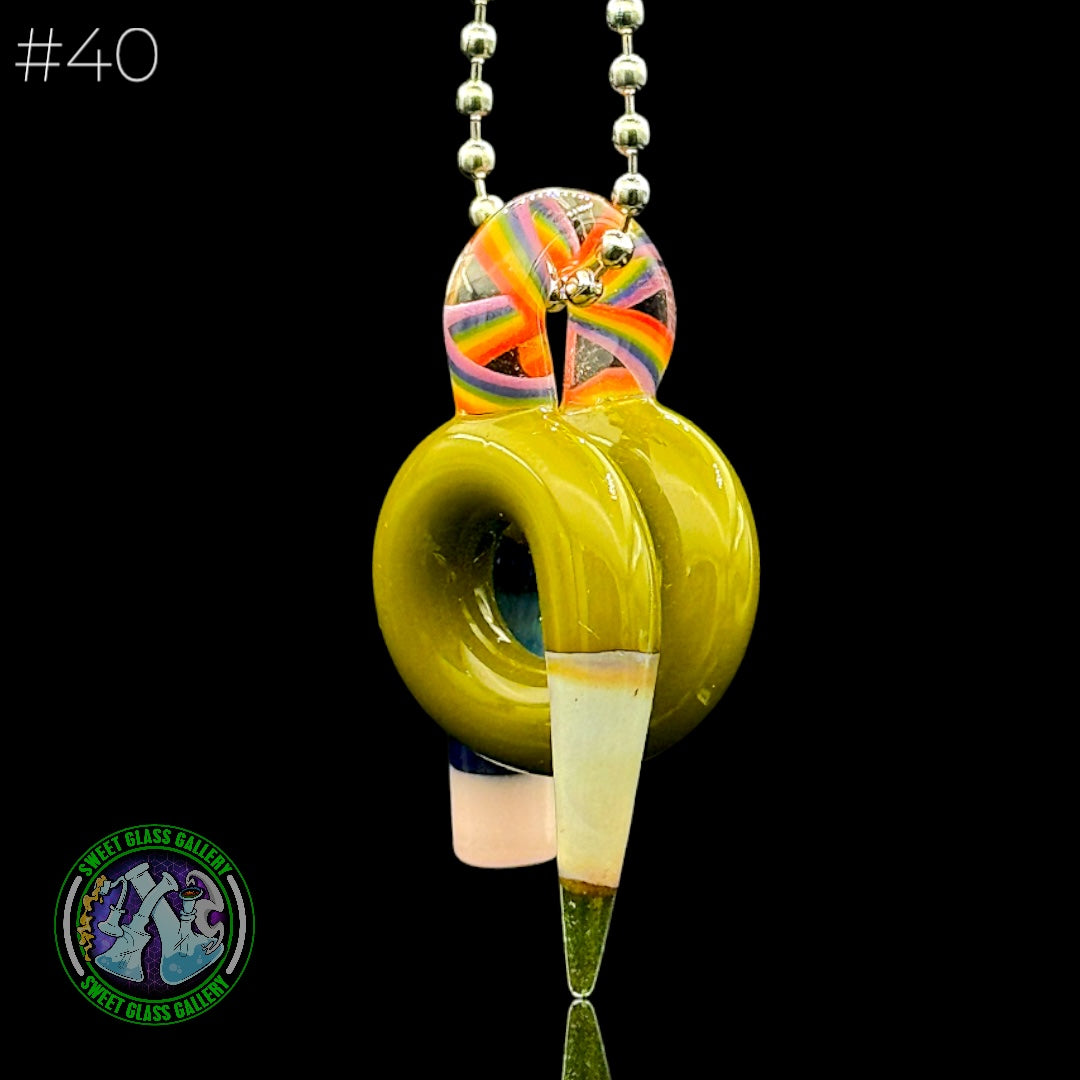 Sherbet Glass - Pendant - Curly Pencil #40